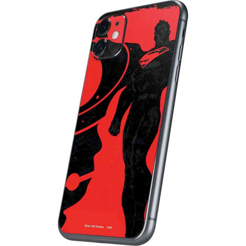 DC Comics Superman Silhouette Flying iPhone 11 Skin